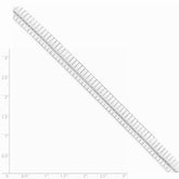 Sterling Silver 10mm Cubetto Necklace